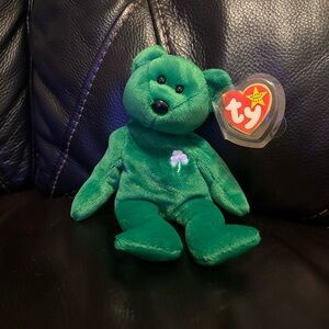 Erin Green Beanie Baby Bear